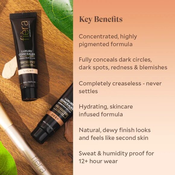NEW Fiera Luxury Concealer, Light - Picture 3 of 4